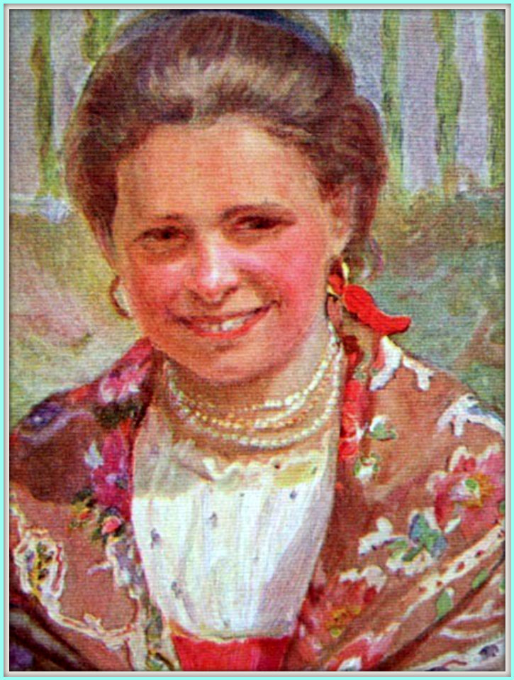 женский образ Ф.В.Сычков